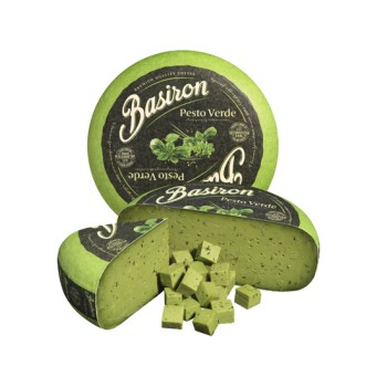 QUESO GOUDA PESTO VERDE 4,5 KG